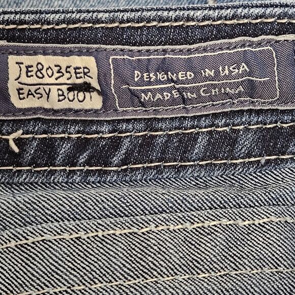 MISS ME Easy Boot Jeans Women's 28 (30x31) Low-Rise Embellished Flap Pockets - Picture 6 of 11